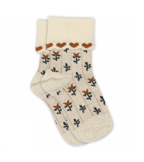 Ecru Nora Socks by mp Denmark