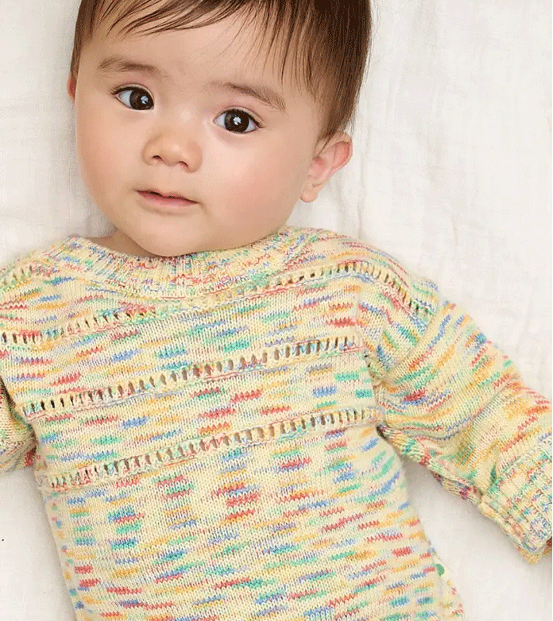 Space Dye Organic Knitted Sweater by Bonnie Mob