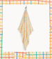 Ditto Rainbow Check Large Muslin Swaddle Blanket by Bonnie Mob