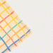 Ditto Rainbow Check Large Muslin Swaddle Blanket by Bonnie Mob