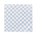 Blue Check Waves Swaddle by Avery Row