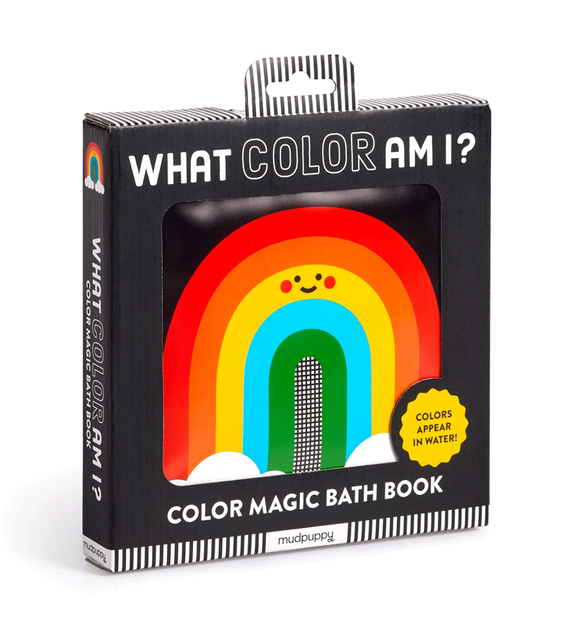 What Color Am I? Color Magic Bath Book by Mudpuppy