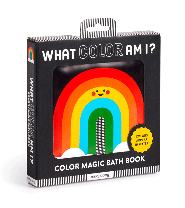 What Color Am I? Color Magic Bath Book by Mudpuppy