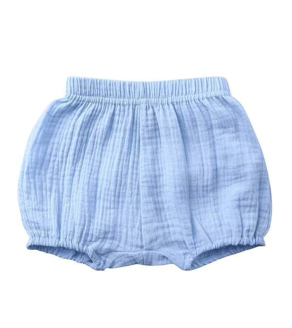 Sky Blue Cotton Muslin Bloomers