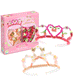 Pink Duo of Tiaras Bead Set by Djeco