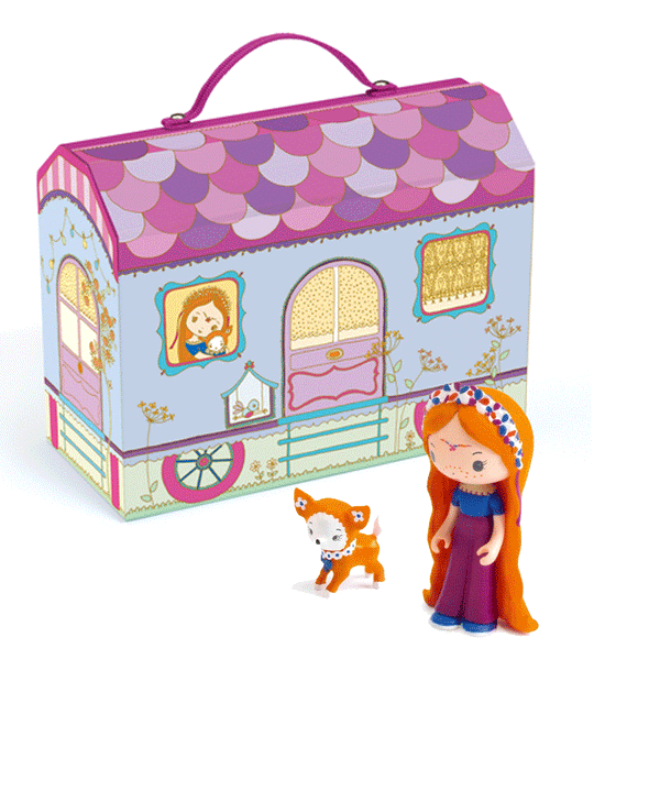 Bluchka & Indie Tinyly Doll Play House - Niddle Noddle