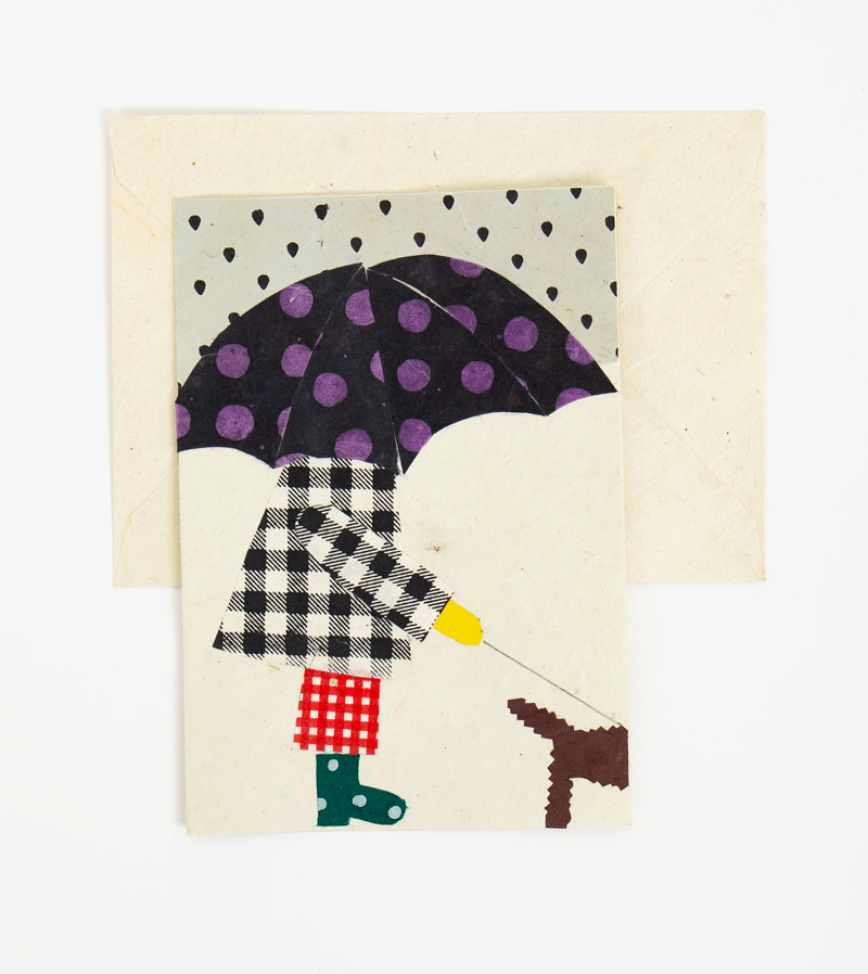 Umbrella Card by AfroArt - Niddle Noddle