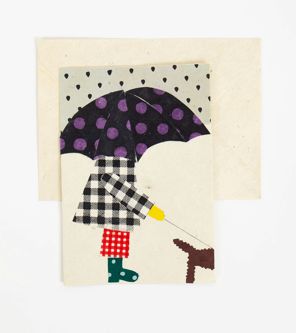 Umbrella Card by AfroArt