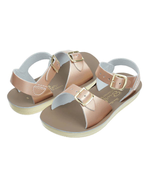 Rose Gold Surfer Sandal By Sun-San - Niddle Noddle