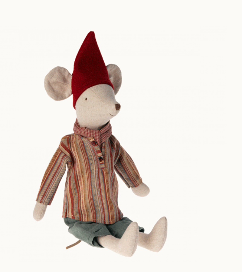 2023 Medium Christmas Boy Mouse by maileg