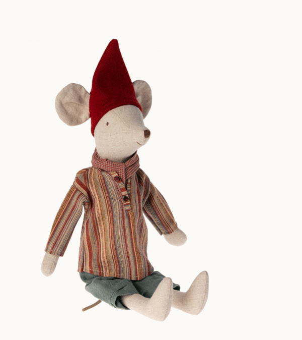 2023 Medium Christmas Boy Mouse by maileg