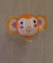 Monkey Japanese Paper Balloon Card by  Petra Boase - Niddle Noddle