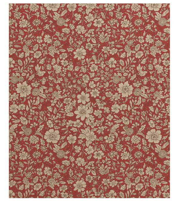 10m Roll of Red Blossom Wrapping Paper by maileg - Niddle Noddle