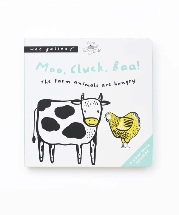 Sound Book - Moo, Cluck, Baa! by wee gallery