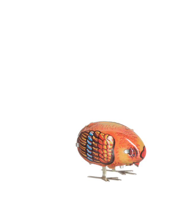 Little Tin Wind up Chick - Niddle Noddle