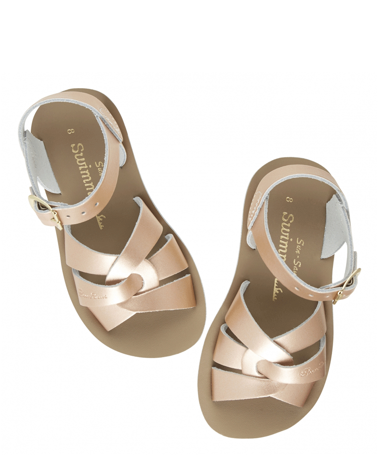 Swimmer Sandal in Rose Gold By Sun-San - Niddle Noddle