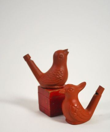 Clay Bird Water Whistle