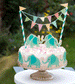 Elvis The Elephant Cake Bunting Kit - Niddle Noddle