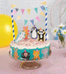 Party Animals Cake Bunting Kit - Niddle Noddle