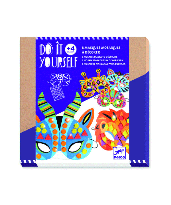 Do It Yourself - Jungle Animal Masks by Djeco - Niddle Noddle