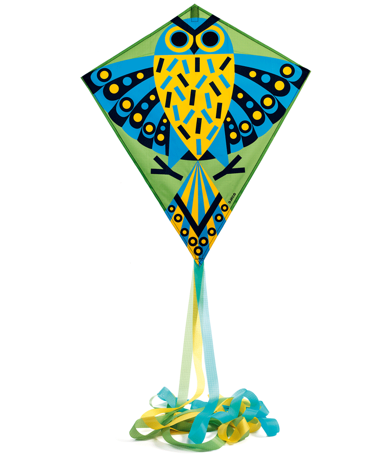 Hiboo Owl Kite by Djeco - Niddle Noddle