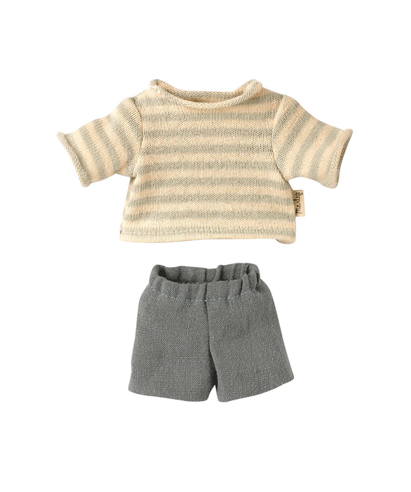 Top and Shorts for Teddy Junior by Maileg - Niddle Noddle