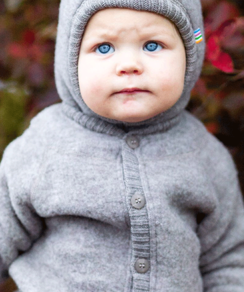 Oatmeal Soft Wool Cardigan by Joha - Niddle Noddle