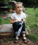 Children's Navy Original Sandal by Salt Water - Niddle Noddle
