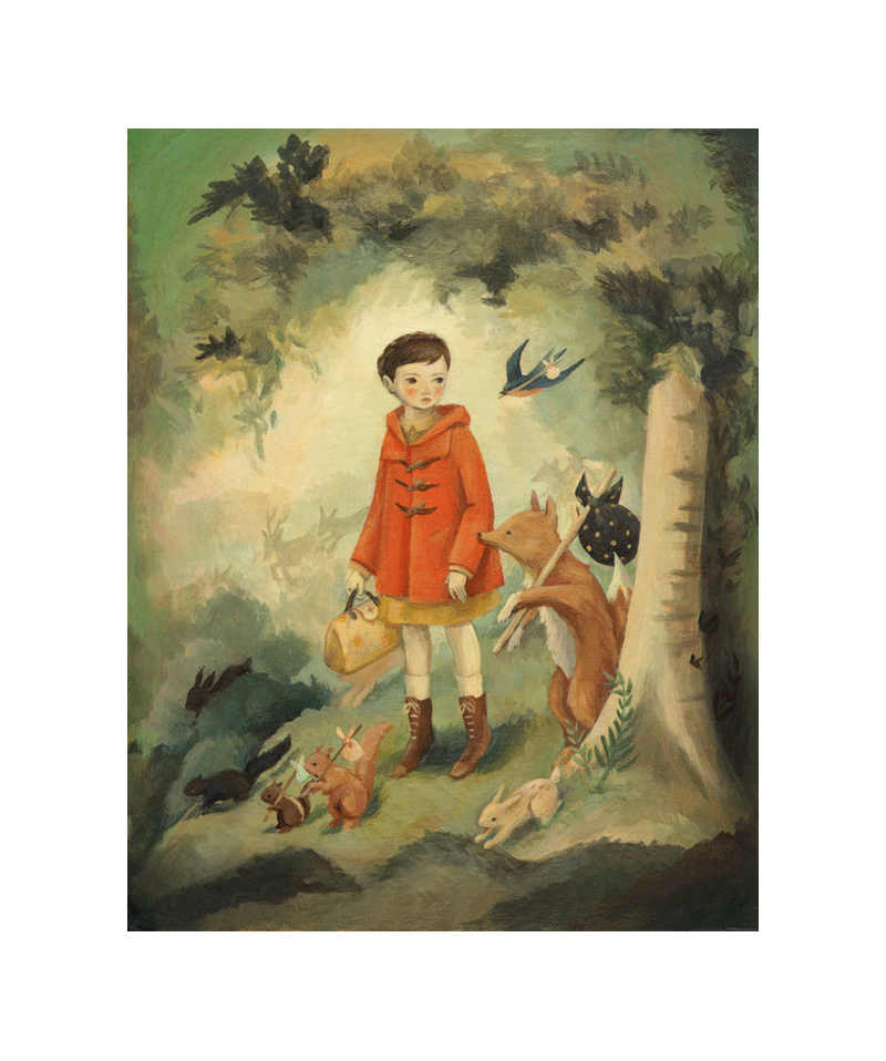 Out of the Woods Print by Black Apple - Niddle Noddle