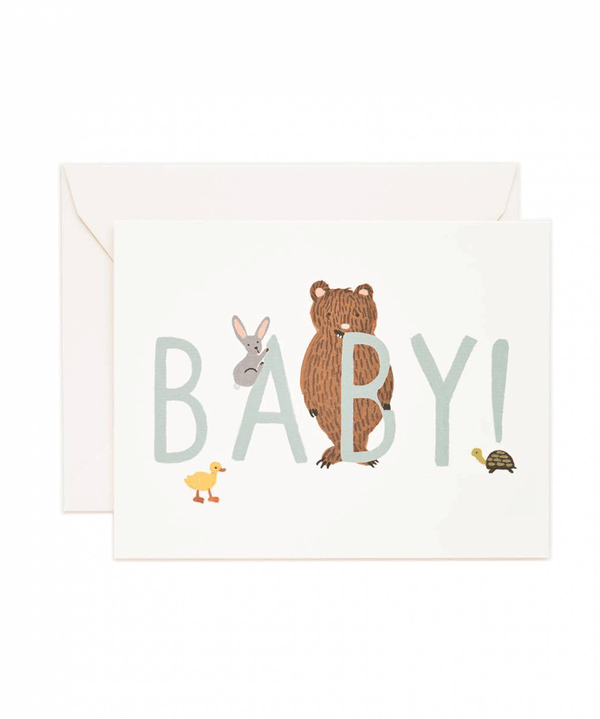 BABY! Card by Rifle Paper Co - Niddle Noddle