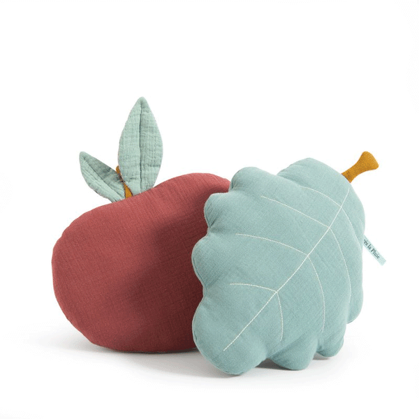 Après la pluie Apple Cushion by Lucille Michieli - Niddle Noddle
