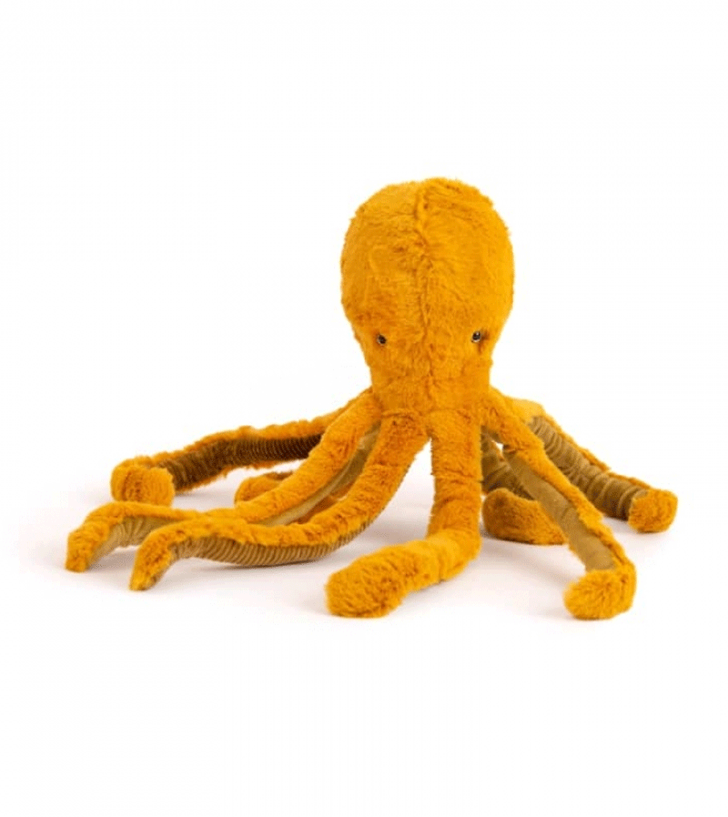 Small Octopus Soft Toy by Moulin Roty - Niddle Noddle
