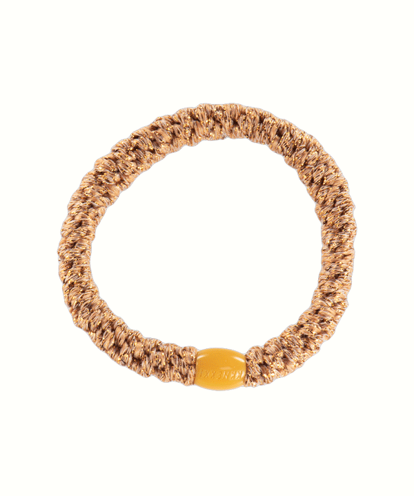 Dusty Peach Glitter Hairband by Bon Dep - Niddle Noddle