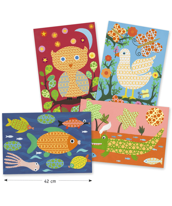 Oh, it's magic! Sponge Painting Art Kit by Djeco - Niddle Noddle