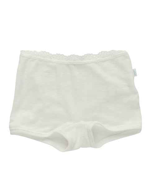 Pointelle Hipster Pants in Wool and Silk