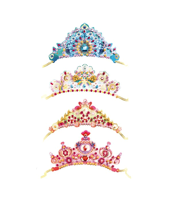 Do It Yourself  Like a Princess Tiaras by Djeco - Niddle Noddle