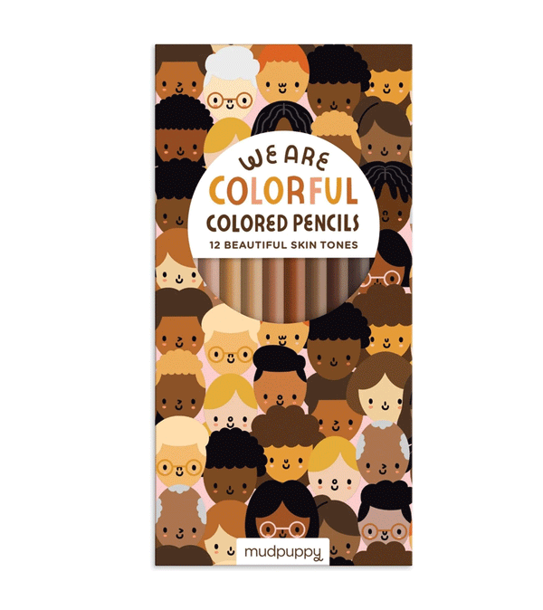 We Are Colorful Skin Tone Colored Pencils - Niddle Noddle