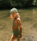 Green Check Swimming Bloomers by Tinycottons - Niddle Noddle