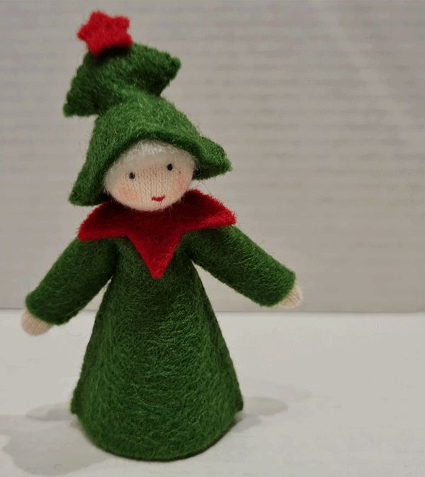 Christmas Tree Waldorf Flower Fairy
