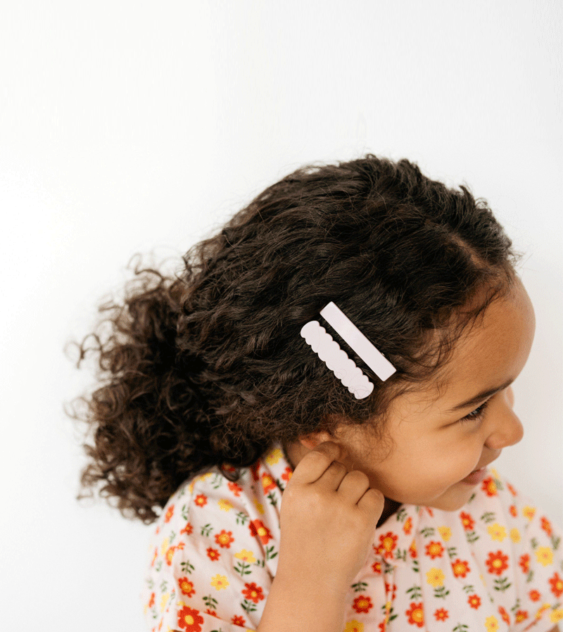 Cloud Scallop Hair Clip by Wunderkin - Niddle Noddle