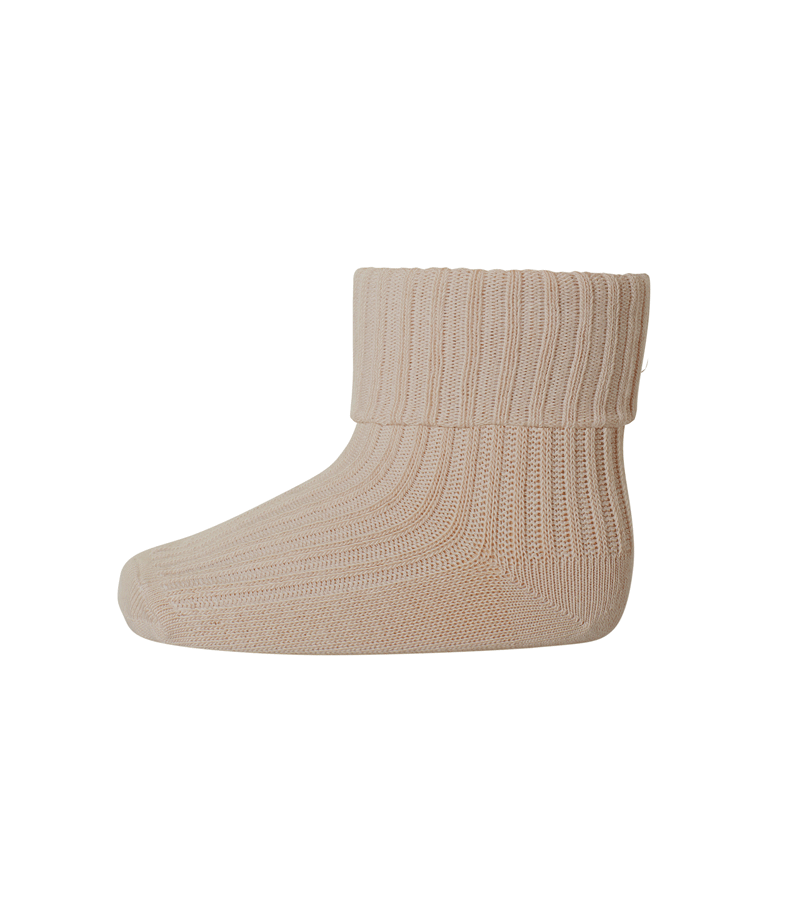 Rose Dust Cotton Rib Sock by mp Denmark