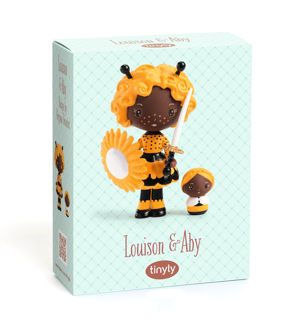 Louison & Aby Tinyly Doll Figure by Djeco - Niddle Noddle