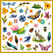 160 Garden  Stickers by Djeco - Niddle Noddle