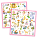 Fantasy Metallic Stickers by Djeco - Niddle Noddle