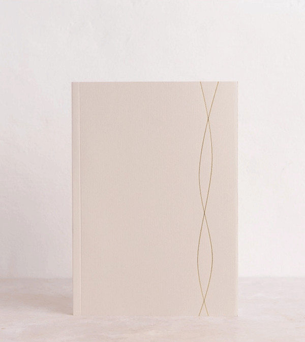 Cream Dotted Notebook by LSW - Niddle Noddle