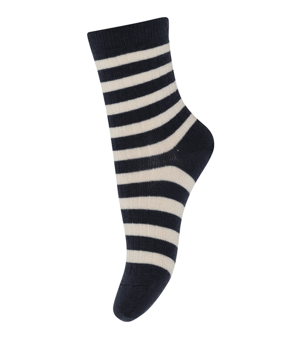 Navy Elis Socks by mp Denmark