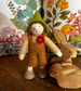 Light Skin Little Boy Gnome Waldorf Felt Doll