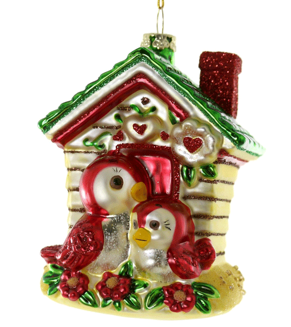 Love Birds Ornament by Cody Foster - Niddle Noddle
