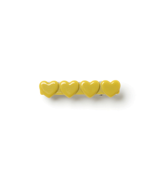 Mid-Century Heart Hair Clip by Wunderkin - Niddle Noddle