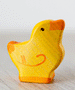Wooden Chick with Raised Head by Holztiger - Niddle Noddle